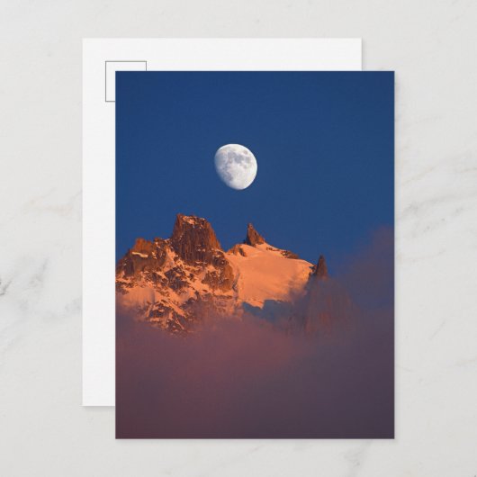 At Sunrise Adelaar van het Plan Chamonix, Frankrij Briefkaart (Voorkant / Achterkant)