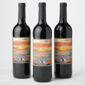 At Sunset we toast Birthday 1738 Wijn Etiket (Flessen)