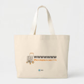 AT&T-boodschappentas Grote Tote Bag (Voorkant)