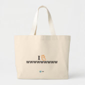 AT&T-hartzak Grote Tote Bag (Voorkant)