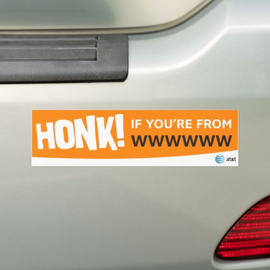 AT&T honk als sticker (Op auto)