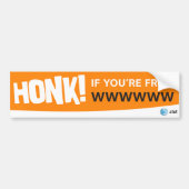 AT&T honk als sticker (Voorkant)