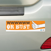 AT&T of stok Bumpersticker (Op auto)
