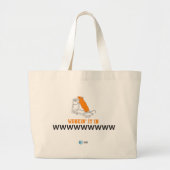 AT&T-werkzak Grote Tote Bag (Voorkant)