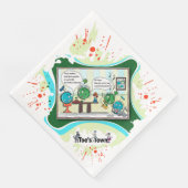 At The Atomic Residence | Apology Dinner Napkin Servet (Hoek)