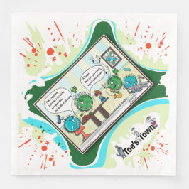 At The Atomic Residence | Apology Dinner Napkin Servet