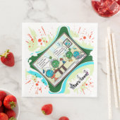 At The Atomic Residence | Apology Dinner Napkin Servet (Insitu)