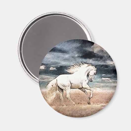 at the gallop magneet (Voorkant / Achterkant)