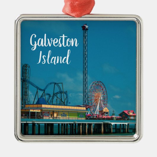 At The Pier Galveston Island Premium Ornament (Voorkant)