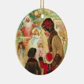 At The Toy Store Window Keramisch Ornament (Rechts)