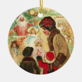 At The Toy Store Window Keramisch Ornament