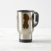 AT- Weimaraner en Pointer Travel Mug Reisbeker (Voorkant rechts)