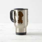 AT- Weimaraner en Pointer Travel Mug Reisbeker (Voorkant links)