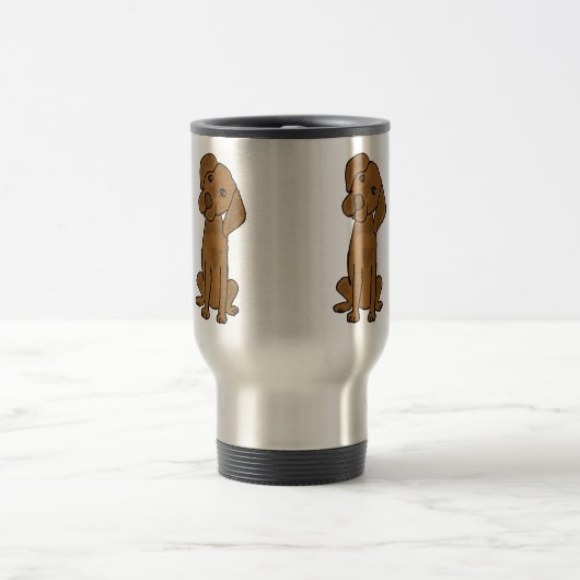 AT- Weimaraner en Pointer Travel Mug Reisbeker (Center)