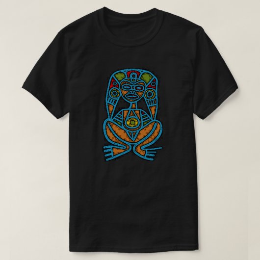 Atabey Goddess Inheems Symbool T-shirt (Design voorkant)