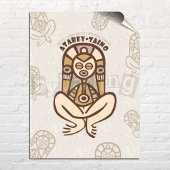 Atabey Taino Puerto Rico Wall Art Download Poster