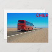 Atacama-bus, Chileense kaart (Voorkant / Achterkant)