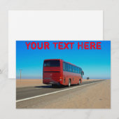 Atacama-bus, Chili-kaart (Voorkant / Achterkant)