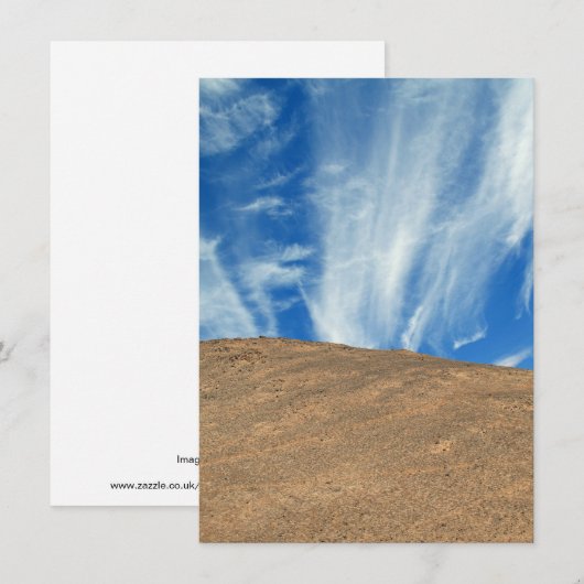 Atacama clouds Card (Voorkant / Achterkant)