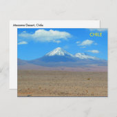 Atacama Desert, Briefkaart Chili (Voorkant / Achterkant)