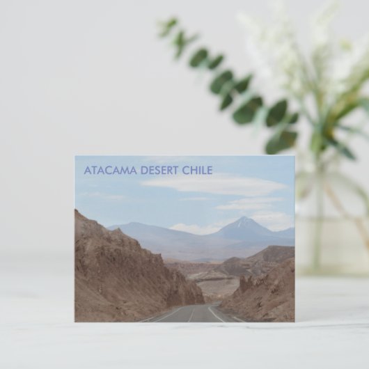 Atacama Desert, Briefkaart Chili (Staand voorkant)