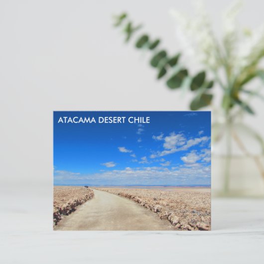 Atacama Desert, Briefkaart Chili (Staand voorkant)