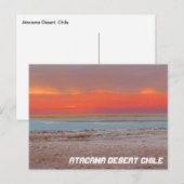 Atacama Desert, Chileens Briefkaart (Voorkant / Achterkant)