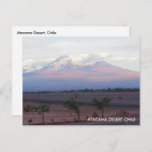 Atacama Desert, Chileens Briefkaart (Voorkant / Achterkant)