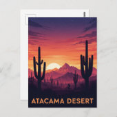 Atacama Desert Chili Briefkaart (Voorkant / Achterkant)