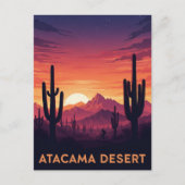 Atacama Desert Chili Briefkaart (Voorkant)