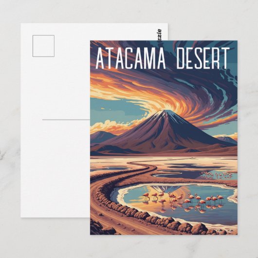 Atacama Desert Chili Briefkaart (Voorkant / Achterkant)