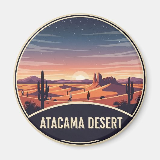 Atacama Desert Chili Magneet (Voorkant)