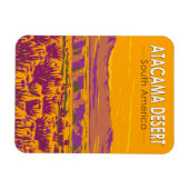 Atacama Desert Sunset Zuid-Amerika Reizen Magneet (Horizontaal)
