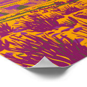 Atacama Desert Sunset Zuid-Amerika Reizen  Poster (Hoek)