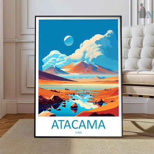 Atacama Desert Travel Print Wall Art Atacama Deser