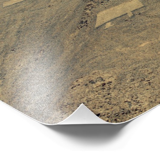 Atacama geoglyphs foto afdruk (Hoek)