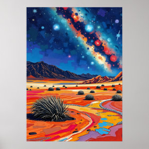 Atacama woestijn, Chili – Melkweg Wonder Poster