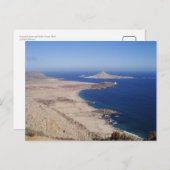 Atacama woestijn en Stille Oceaan, Chili Briefkaart (Voorkant / Achterkant)