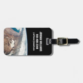 Atacama woestijn en zoutvlakten in de Andes Bagagelabel (Voorkant horizontaal)