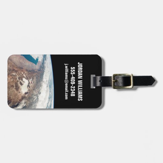 Atacama woestijn en zoutvlakten in de Andes Bagagelabel (Voorkant horizontaal)