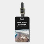 Atacama woestijn en zoutvlakten in de Andes Bagagelabel (Voorkant verticaal)