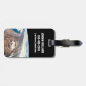 Atacama woestijn en zoutvlakten in de Andes Bagagelabel (Achterkant horizontaal)