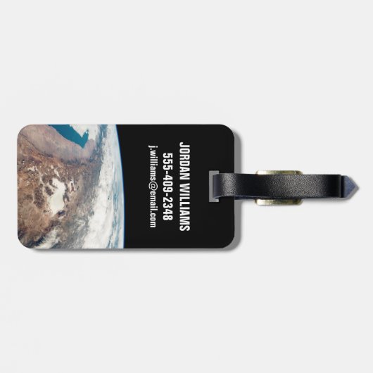 Atacama woestijn en zoutvlakten in de Andes Bagagelabel (Achterkant horizontaal)