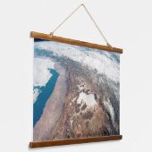 Atacama woestijn en zoutvlakten in de Andes Hangend Wandkleed (Gebogen)