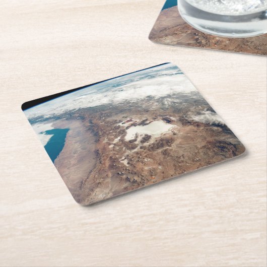 Atacama woestijn en zoutvlakten in de Andes Kartonnen Onderzetters (Schuin)