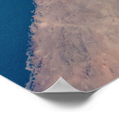 Atacama woestijn en zoutvlakten in de Andes Poster (Hoek)