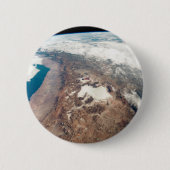 Atacama woestijn en zoutvlakten in de Andes Ronde Button 5,7 Cm (Voorkant)