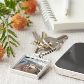 Atacama woestijn en zoutvlakten in de Andes Sleutelhanger (Zijkant)