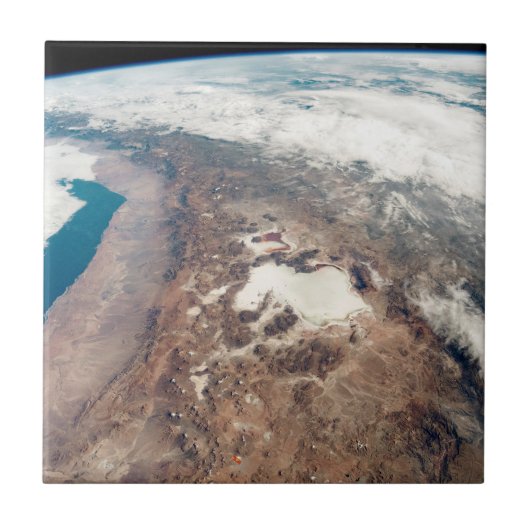 Atacama woestijn en zoutvlakten in de Andes Tegeltje (Voorkant)