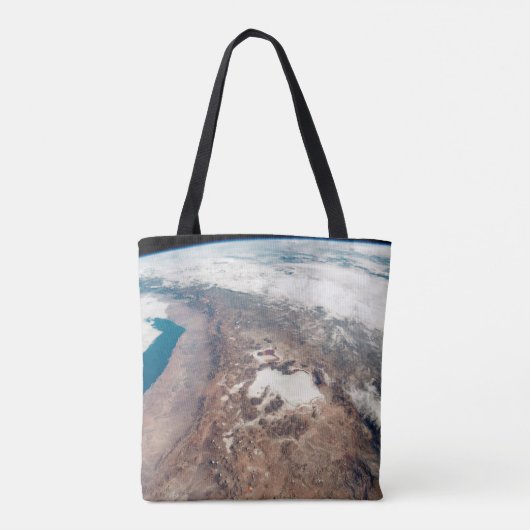 Atacama woestijn en zoutvlakten in de Andes Tote Bag (Achterkant)